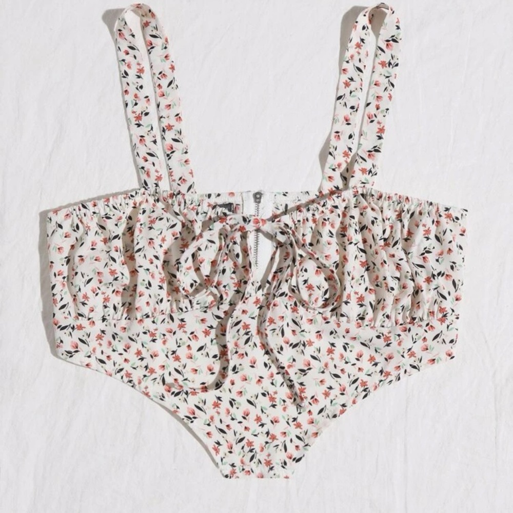 Floral crop top